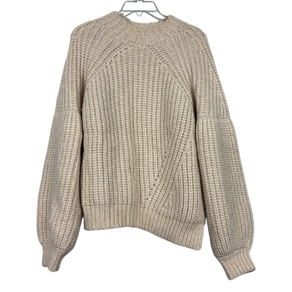 Ulla Johnson Lucille Pullover Alpaca Chunky Sweater - Picture 3 of 8